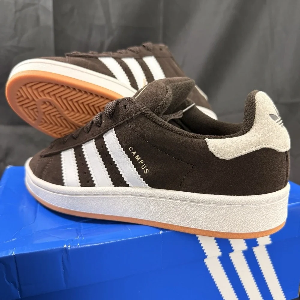 Adidas Unisex Campus 00s J Originals Brown White Gum JP9566 Size 6.5 Juniors